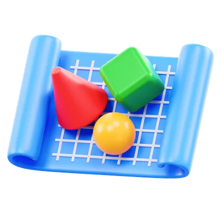 Plan  3D Icon