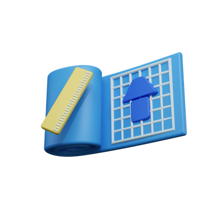 Plan  3D Icon