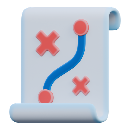 Plan  3D Icon