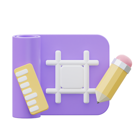 Plan  3D Icon