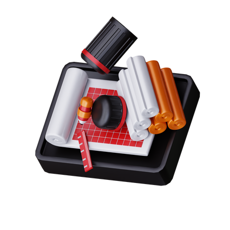 Plan  3D Icon