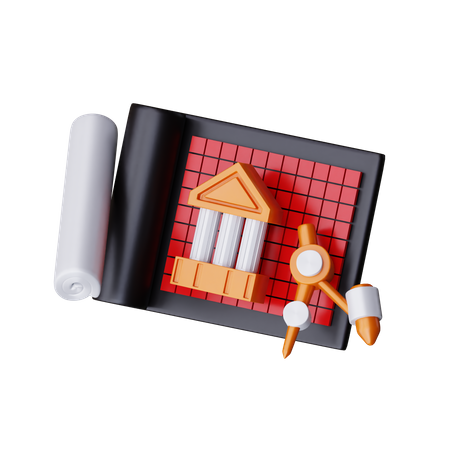 Plan  3D Icon