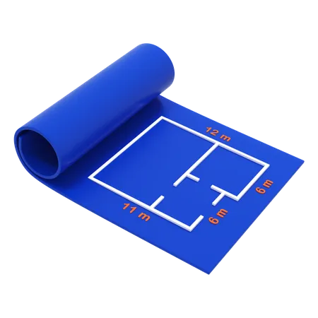 Plan  3D Icon