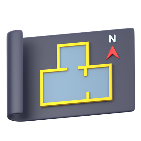 Plan  3D Icon