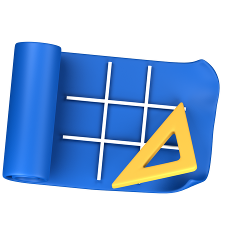 Plan  3D Icon