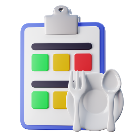 Régimen de comidas  3D Icon