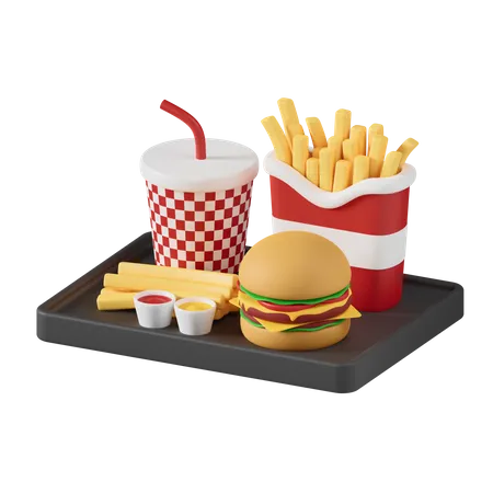 Régimen de comidas  3D Icon