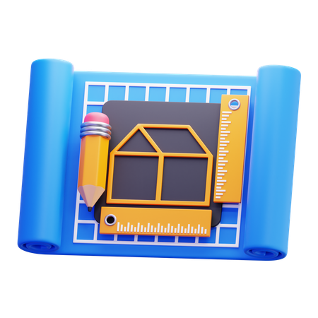 Plan de construction  3D Icon