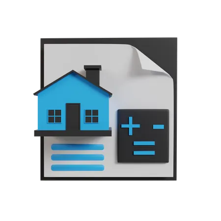 Plan de maison  3D Icon