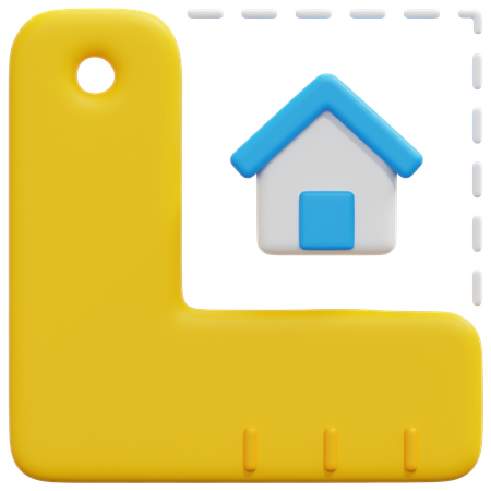 Plan de maison  3D Icon