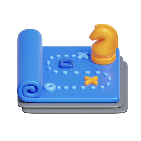 Plan estratégico de negocios  3D Icon