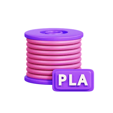 Filament plat  3D Icon