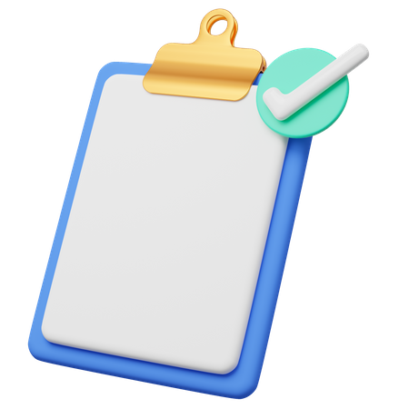 Plan List  3D Icon