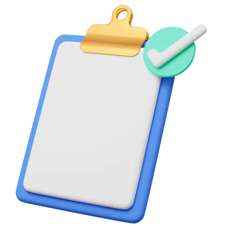 Plan List  3D Icon