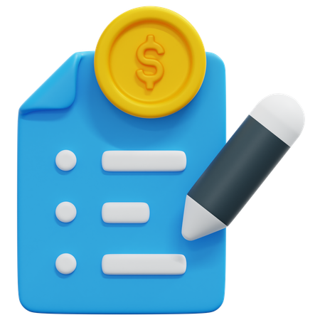 Rapport de planification  3D Icon