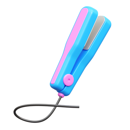 Plancha de pelo  3D Icon