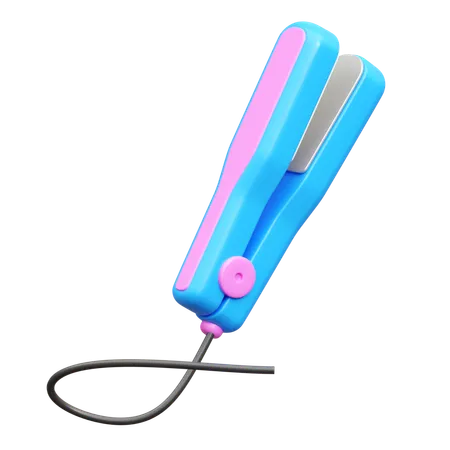 Plancha de pelo  3D Icon