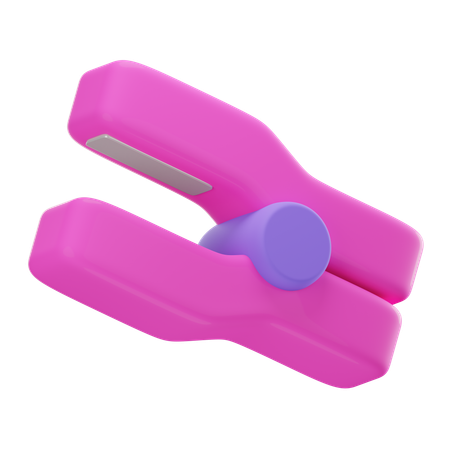 Plancha de pelo  3D Icon