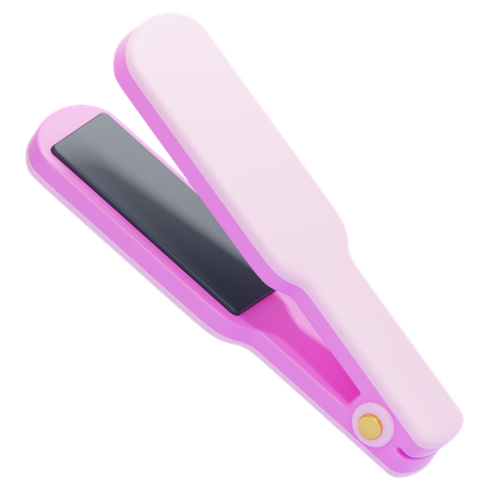 Plancha de pelo  3D Icon