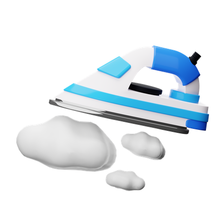 Plancha de vapor  3D Icon