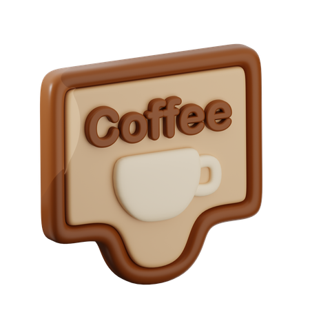 Planche à café  3D Icon