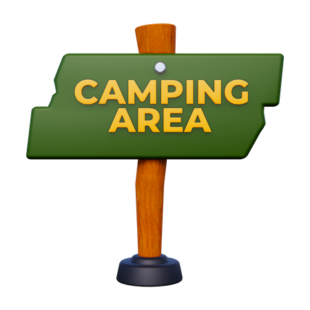 Planche de camping  3D Icon