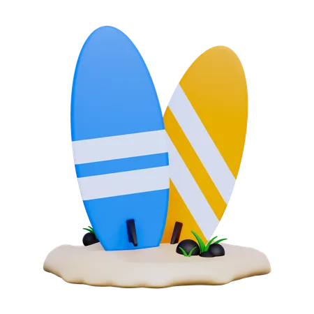 Planche de surf  3D Icon