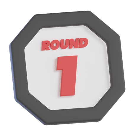 Planche ronde de boxe  3D Icon