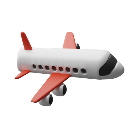 Plane  3D Icon