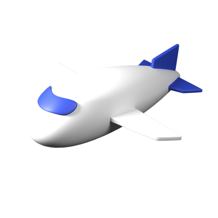 Plane  3D Icon