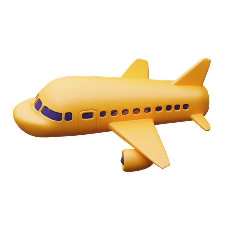 Plane  3D Icon