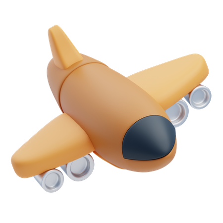 Plane  3D Icon