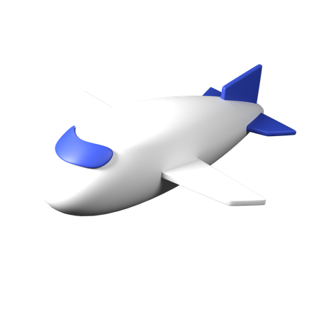 Plane  3D Icon