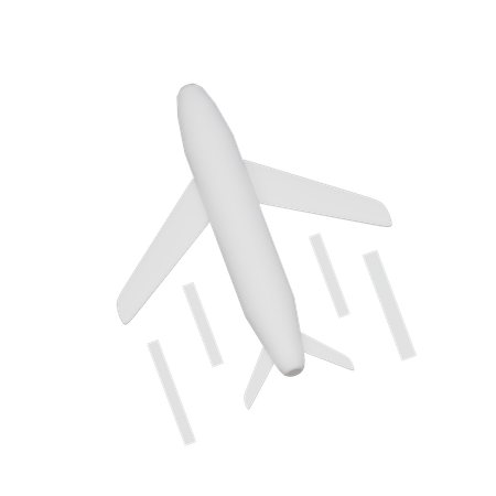 Plane  3D Icon