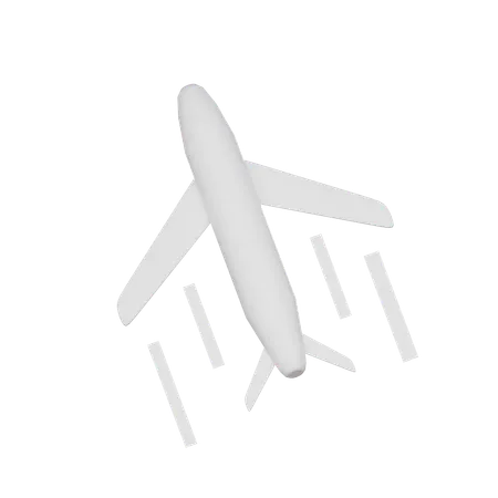 Plane  3D Icon