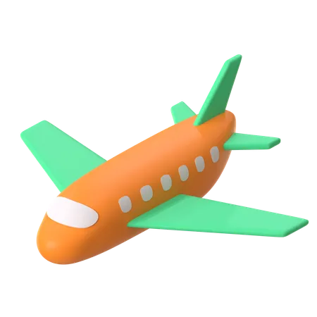 Plane  3D Icon