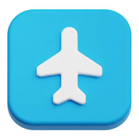 Plane  3D Icon