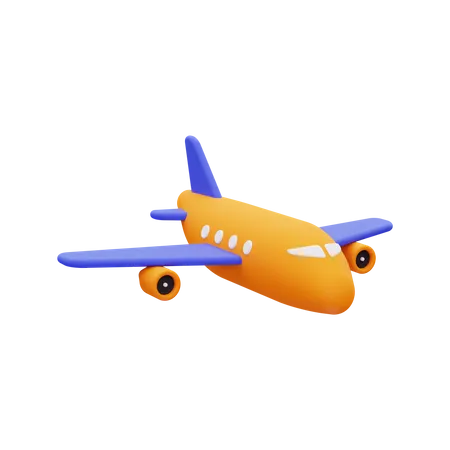 Plane  3D Icon