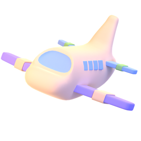 Plane  3D Icon