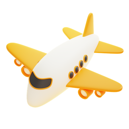 Plane  3D Icon