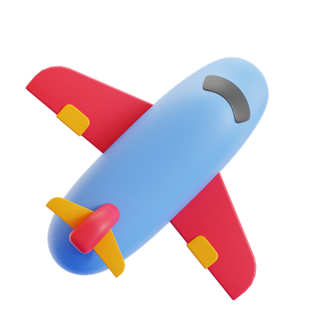 Plane  3D Icon