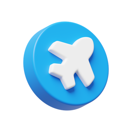 Plane  3D Icon