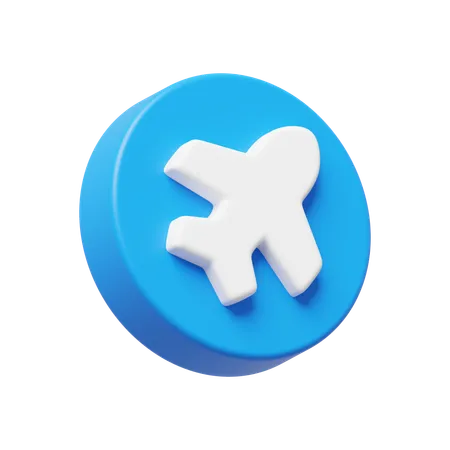 Plane  3D Icon