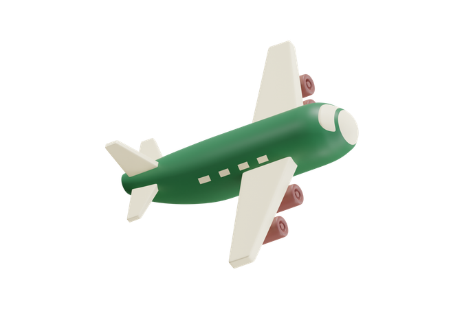 Plane  3D Icon