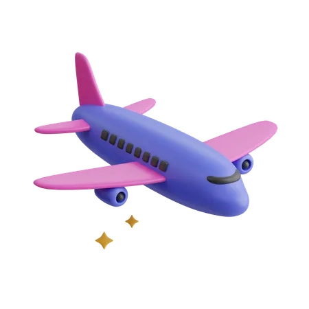 Plane  3D Icon