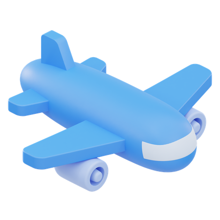 Plane  3D Icon
