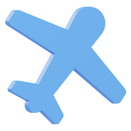 Plane  3D Icon