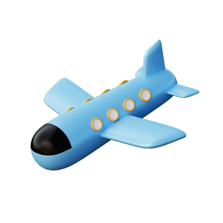 Plane 3D Illustration