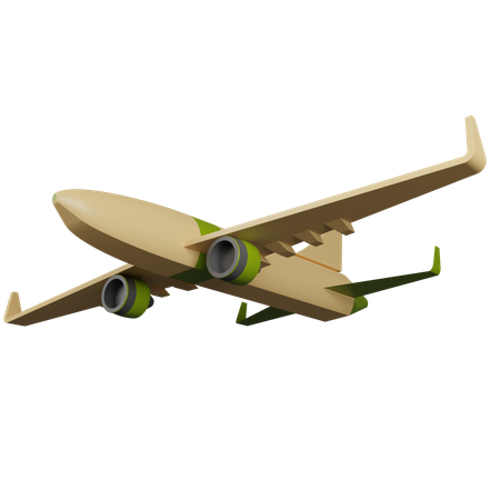 Plane 3D Icon