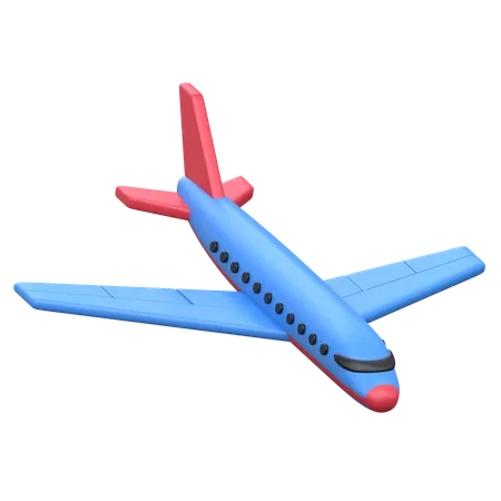 Plane Flight 3 D Immigration Icon 3D Icon